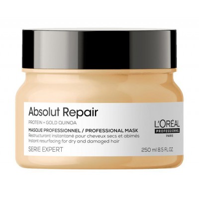 Профессиональная маска Absolut Repair Gold для восстановления поврежденных волос, 250 мл