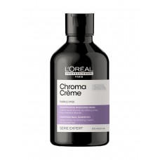 CHROMA CRÈME Шампунь-крем с фиолетовым пигментом для нейтрализации желтизны очень светлых волос, 300 мл